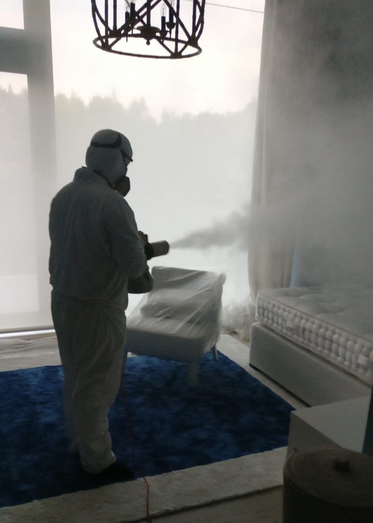 Сухой туман от запахов. Обработка сухим туманом в Южно-Сахалинске.